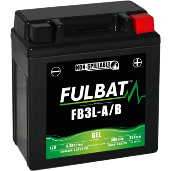 Akumulator Fulbat YB3L-A/B FB3L-A/B GEL 12V 3.2Ah 35A P+